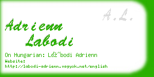 adrienn labodi business card